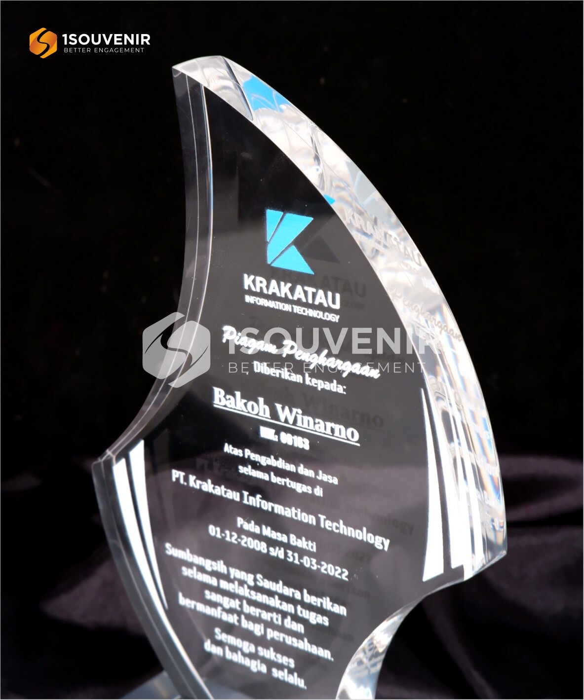 Plakat Akrilik Serikat Karyawan PT Krakatau Information Technology - Image 2