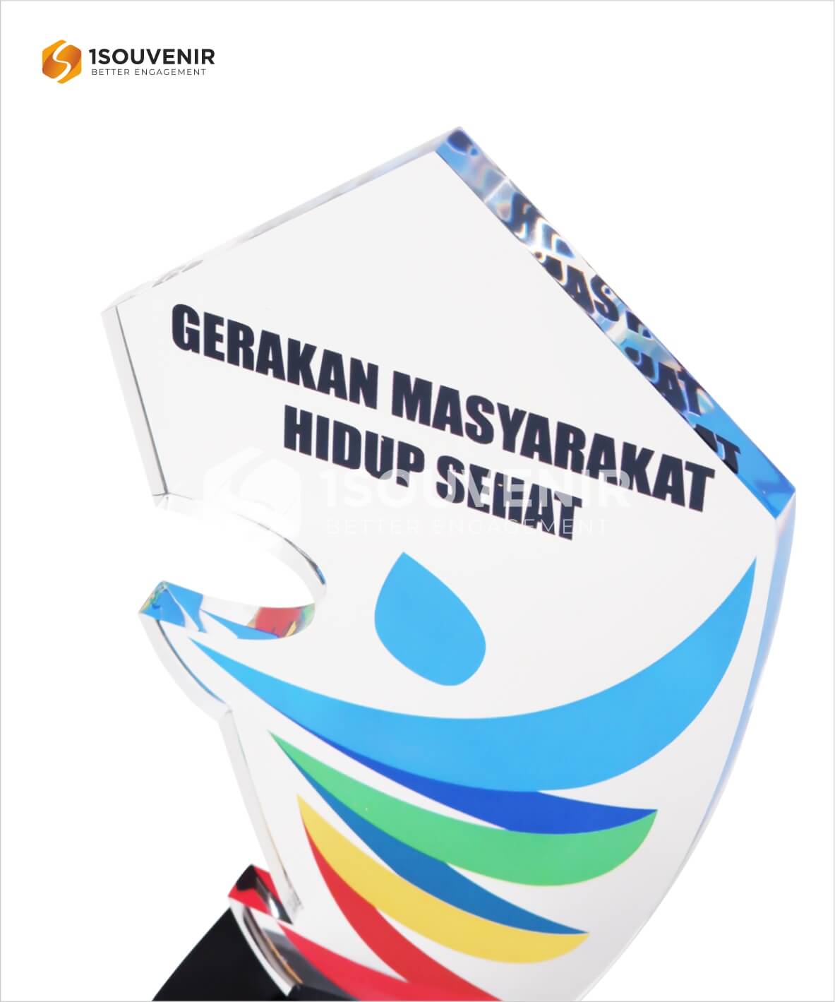 Plakat Akrilik Gerakan Masyarakat Hidup Sehat - Image 2