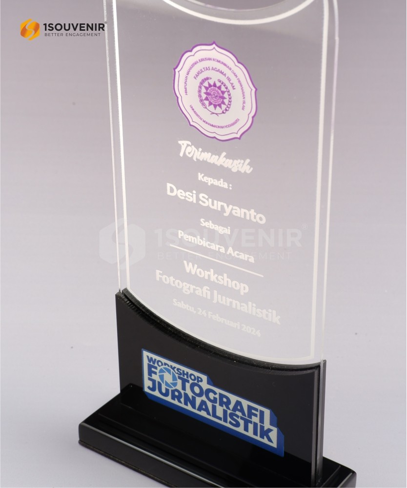Plakat Akrilik Pembicara Acara Workshop Fotografi Jurnalistik - Image 2