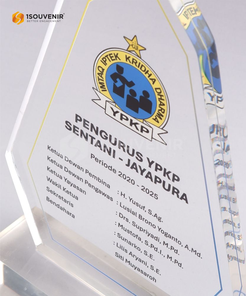 Plakat Akrilik Pengurus YPKP Sentani - Jayapura Periode 2020 - 2025 - Image 2