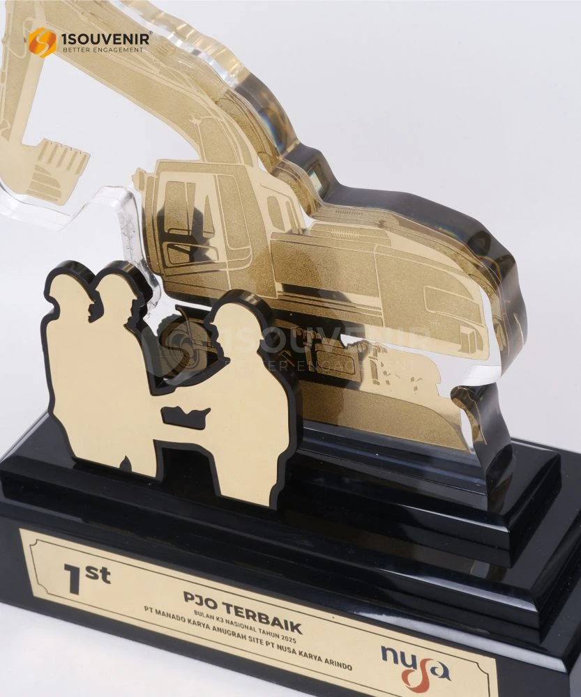 Plakat Akrilik Logam PJO Terbaik BK3N 2025 dari PT Nusa Karya Arindo - Image 2