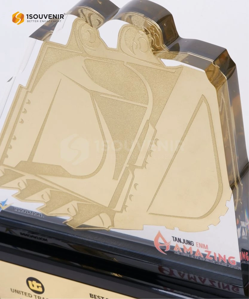 Plakat Akrilik Logam Best Sector Commitment UT Site Tanjung Enim PT United Tractor - Image 2