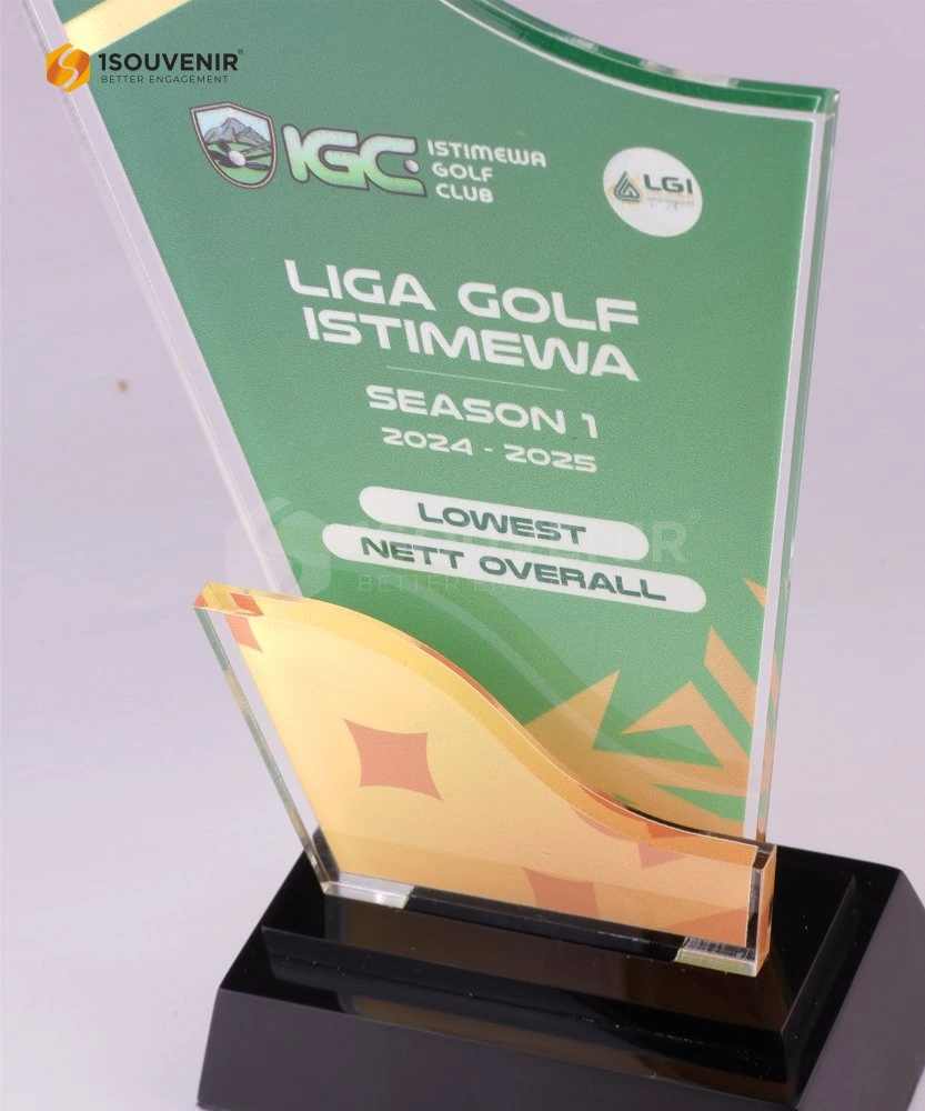 Plakat Akrilik IGC Season I Lowest Nett Overall - Image 2