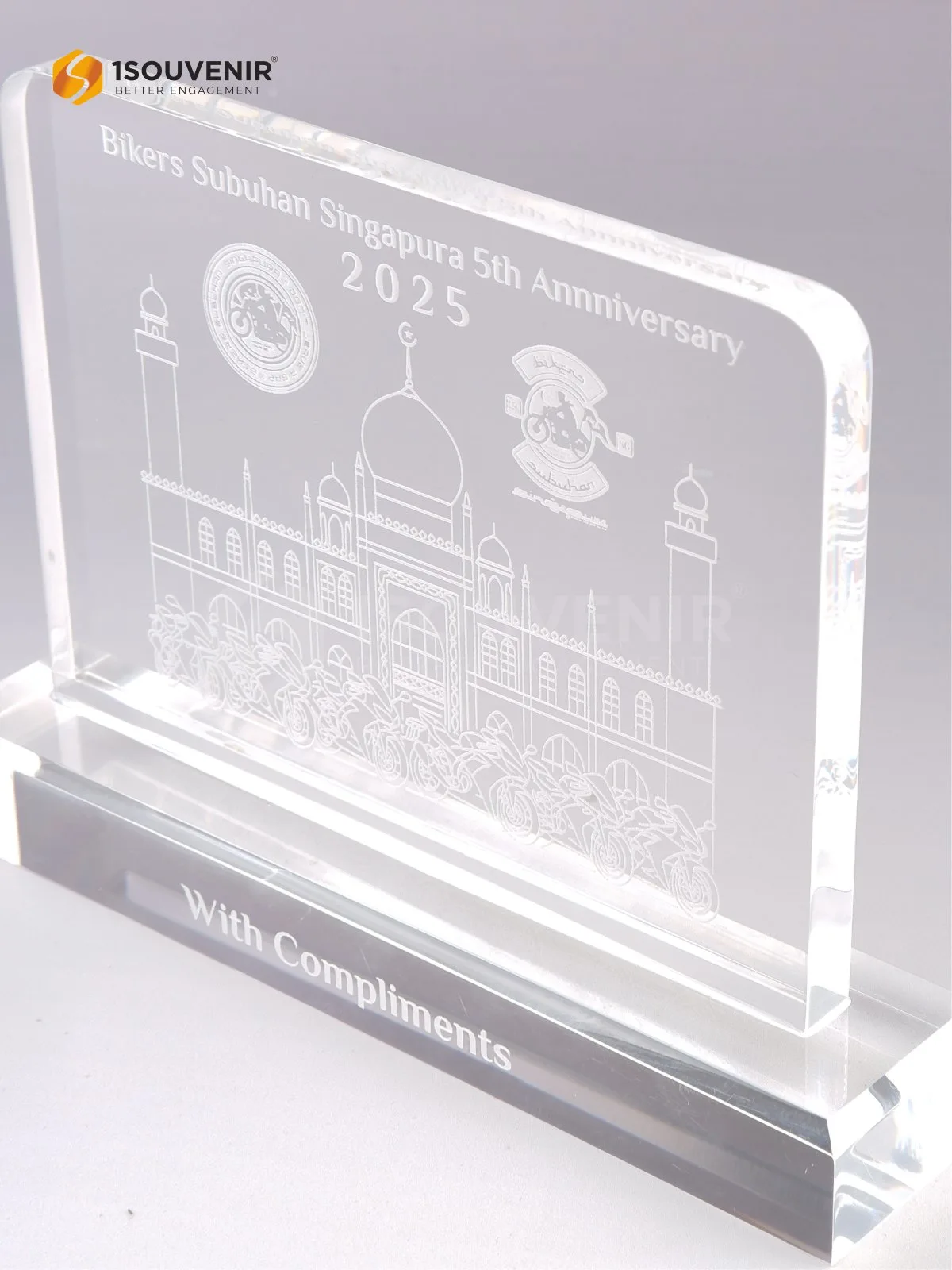 Plakat Akrilik Bikers Subuhan Singapura Kenang-kenangan 5th Anniversary - Image 2