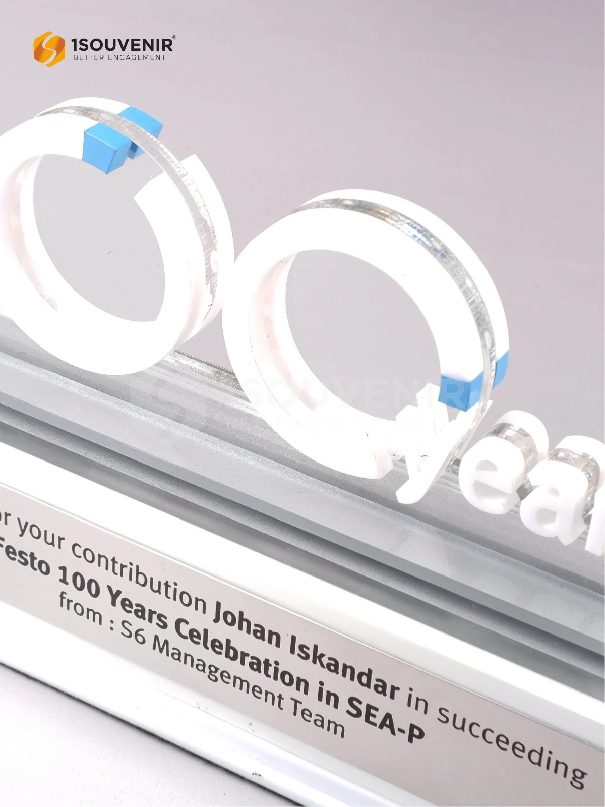 Plakat Akrilik Festo 100 Years Celebration in SEA-P sebagai Apresiasi untuk Setiap Kontribusi - Image 2