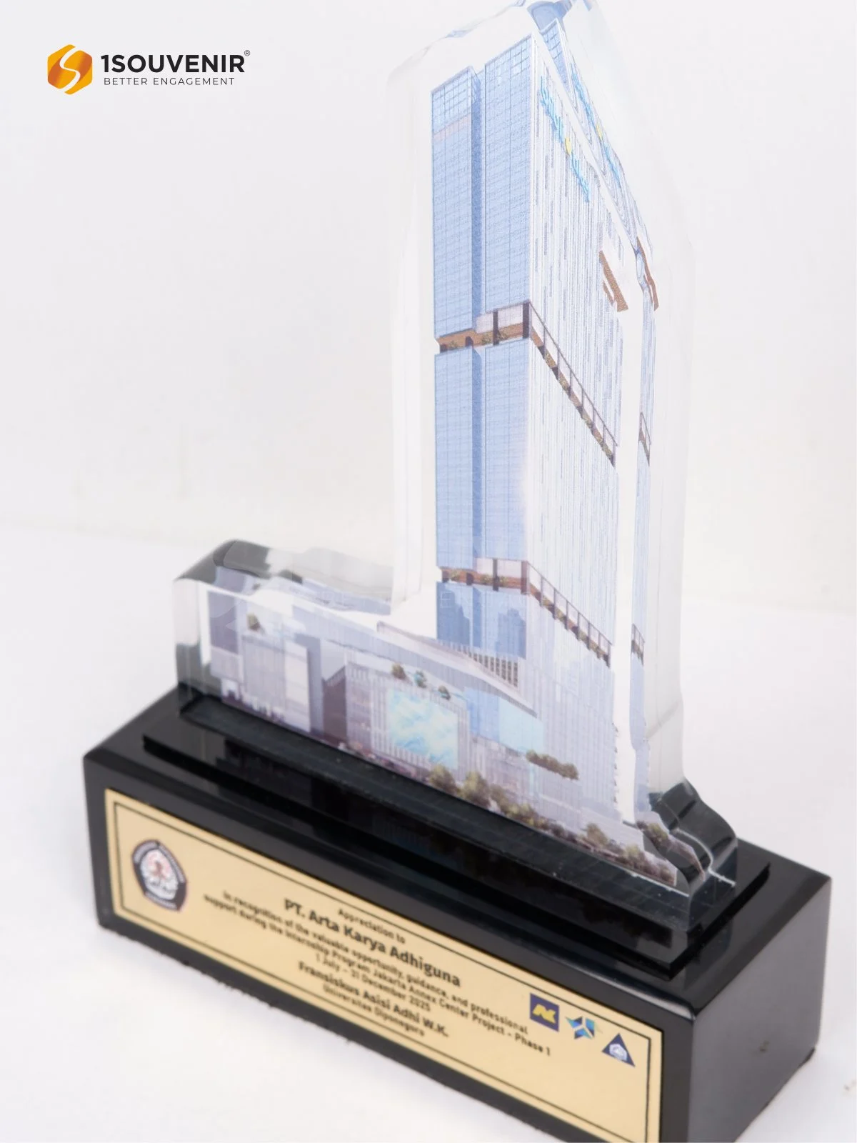 Plakat Akrilik Program Jakarta Annex Center Project Penghargaan untuk PT Arta Karya Adhiguna - Image 2