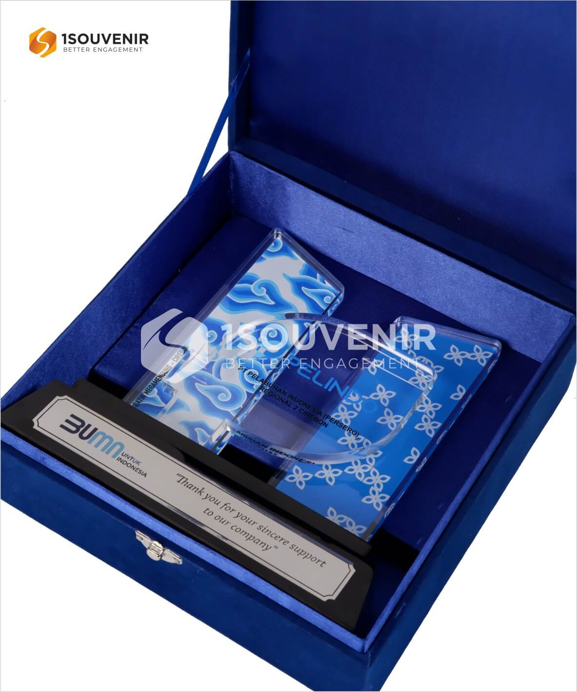 Plakat Akrilik Pelindo (PT Pelabuhan Indonesia) Regional 2 Cirebon - Image 3