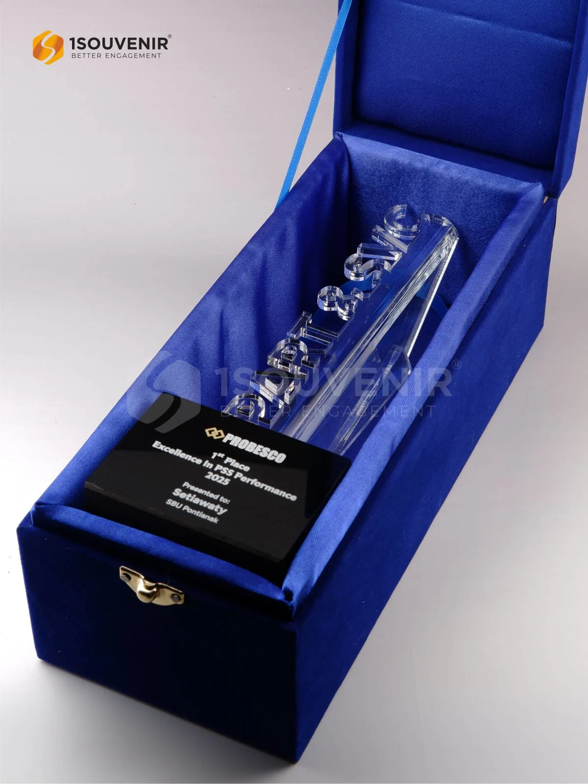 Plakat Akrilik 1st Place Excellence in PSS Performance 2025 Penghargaan dari SBU Pontianak - Image 3