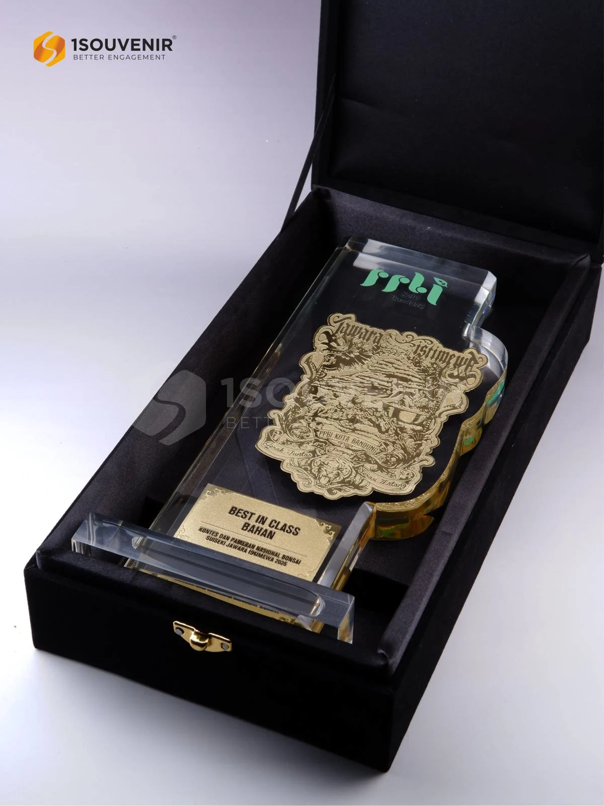 Plakat Akrilik Penghargaan Best in Class dalam Kontes dan Pameran Bonsai Suiseki Jawara Istimewa 2025 - Image 3