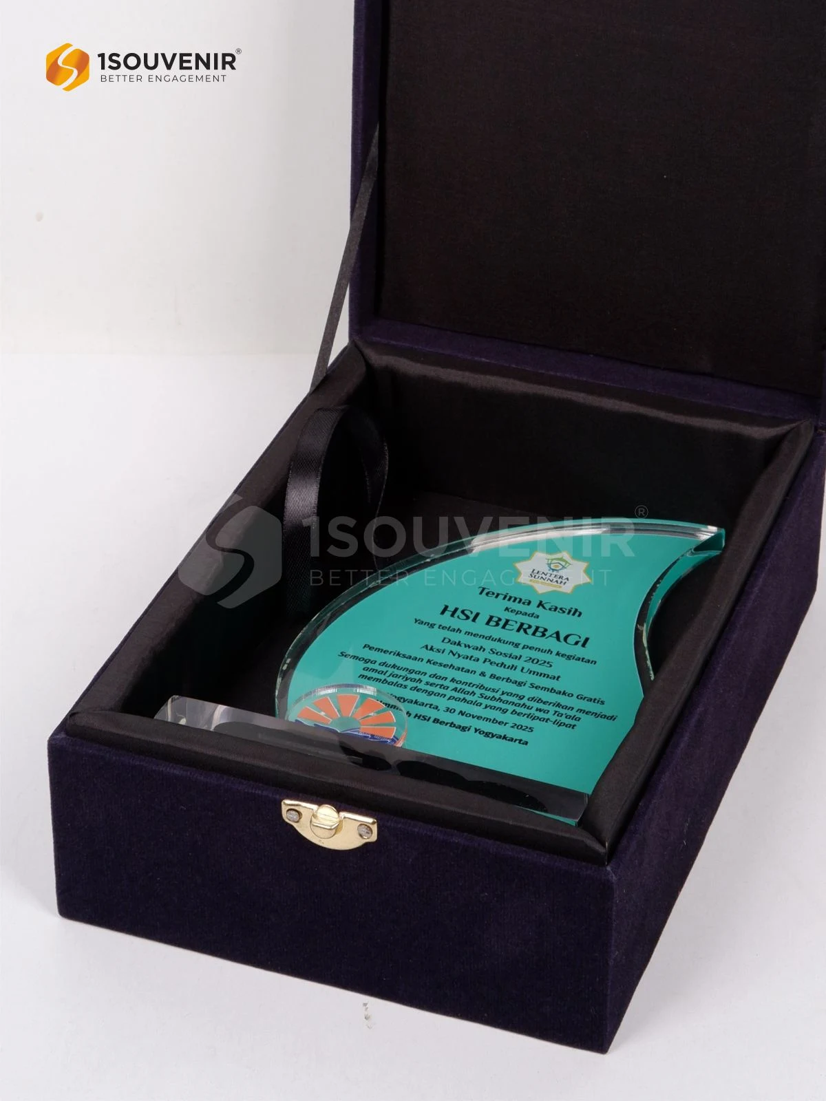 Plakat Akrilik Dakwah Sosial 2025 Ucapan Terima Kasih untuk HSI Berbagi - Image 3