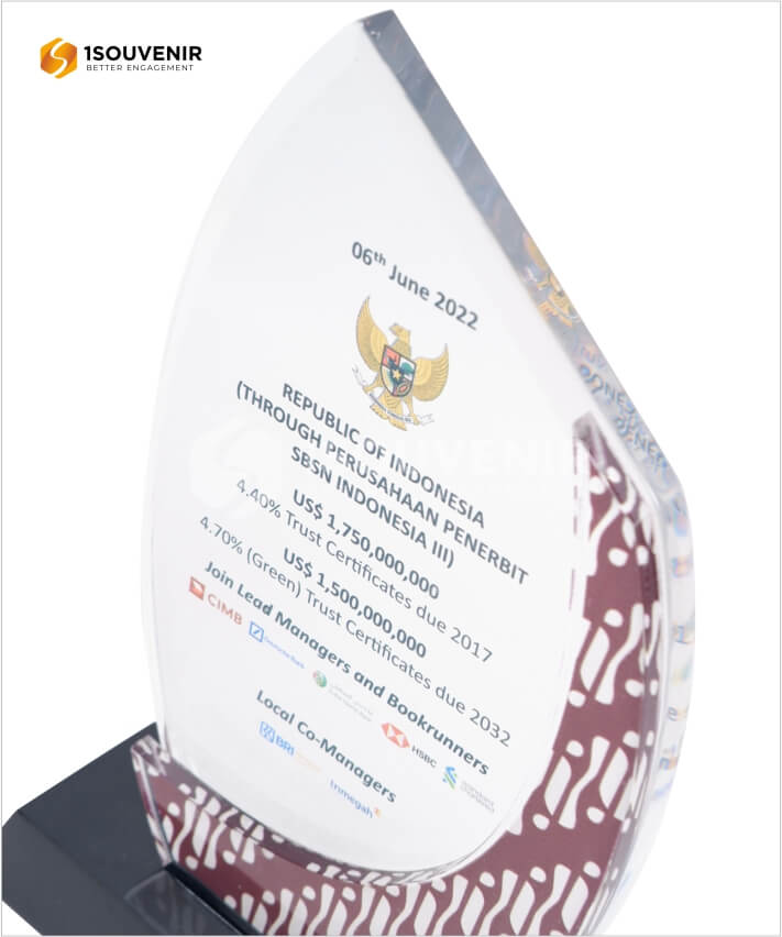 Plakat Akrilik Perusahaan Penerbit SBSN Indonesia III - Image 2