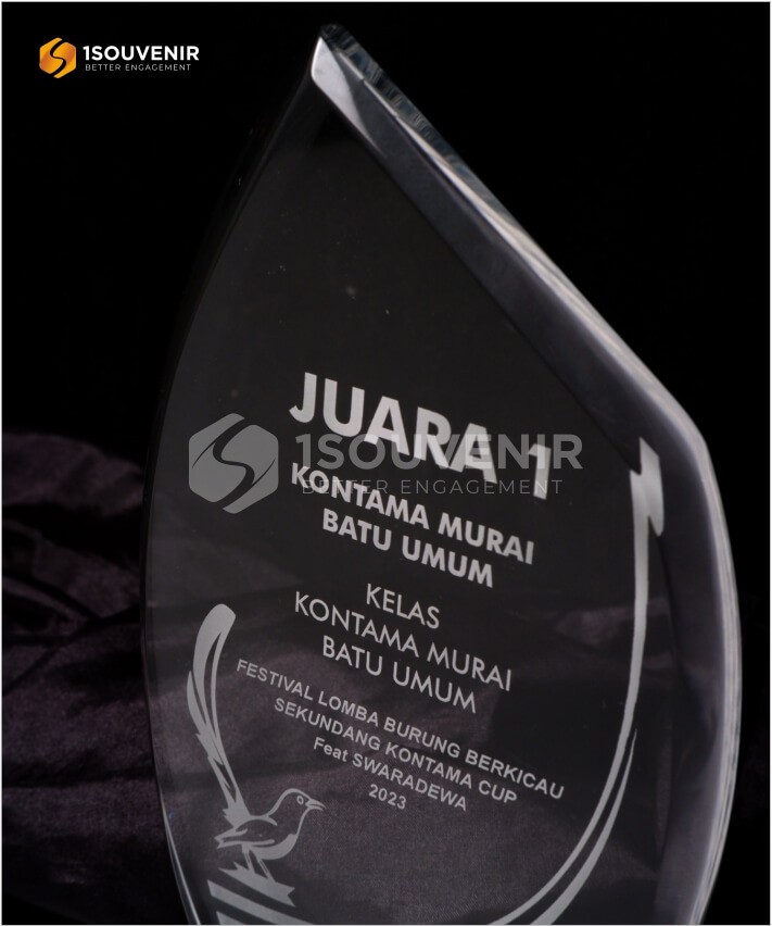 Plakat Akrilik Juara Kontama Murai Batu Umum - Image 2