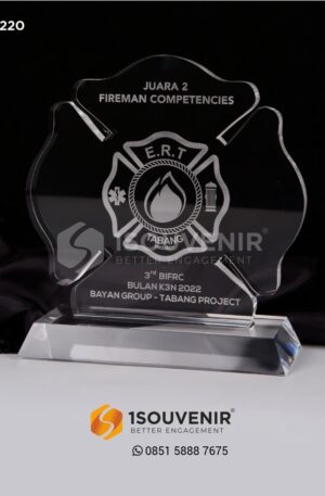 Plakat Akrilik Kejuaraan Fireman Competencies