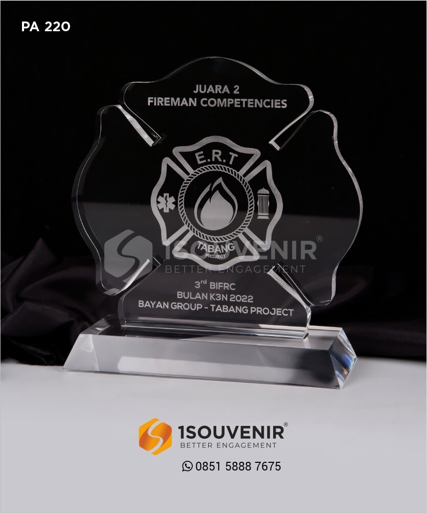 Plakat Akrilik Kejuaraan Fireman Competencies