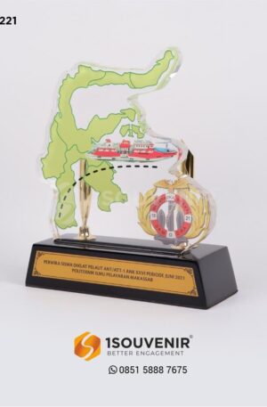 Plakat Akrilik Politeknik Ilmu Pelayaran Makassar