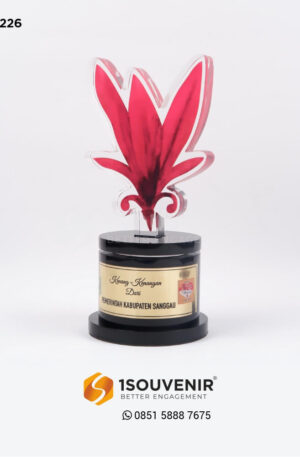 Plakat Akrilik Daun Sabang Merah