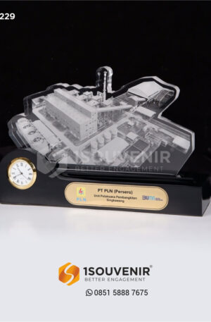 Plakat Akrilik PT PLN - Unit Pelaksana Pembangkitan Singkawang