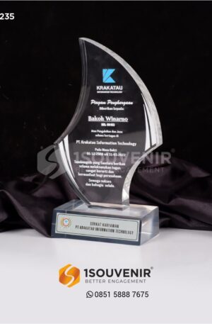 Plakat Akrilik Serikat Karyawan PT Krakatau Information Technology