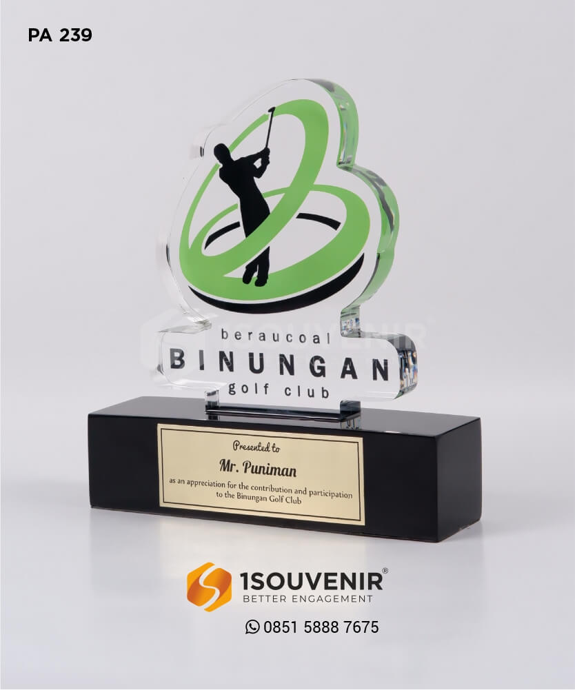 Plakat Akrilik Berau Coal Binungan Golf Club