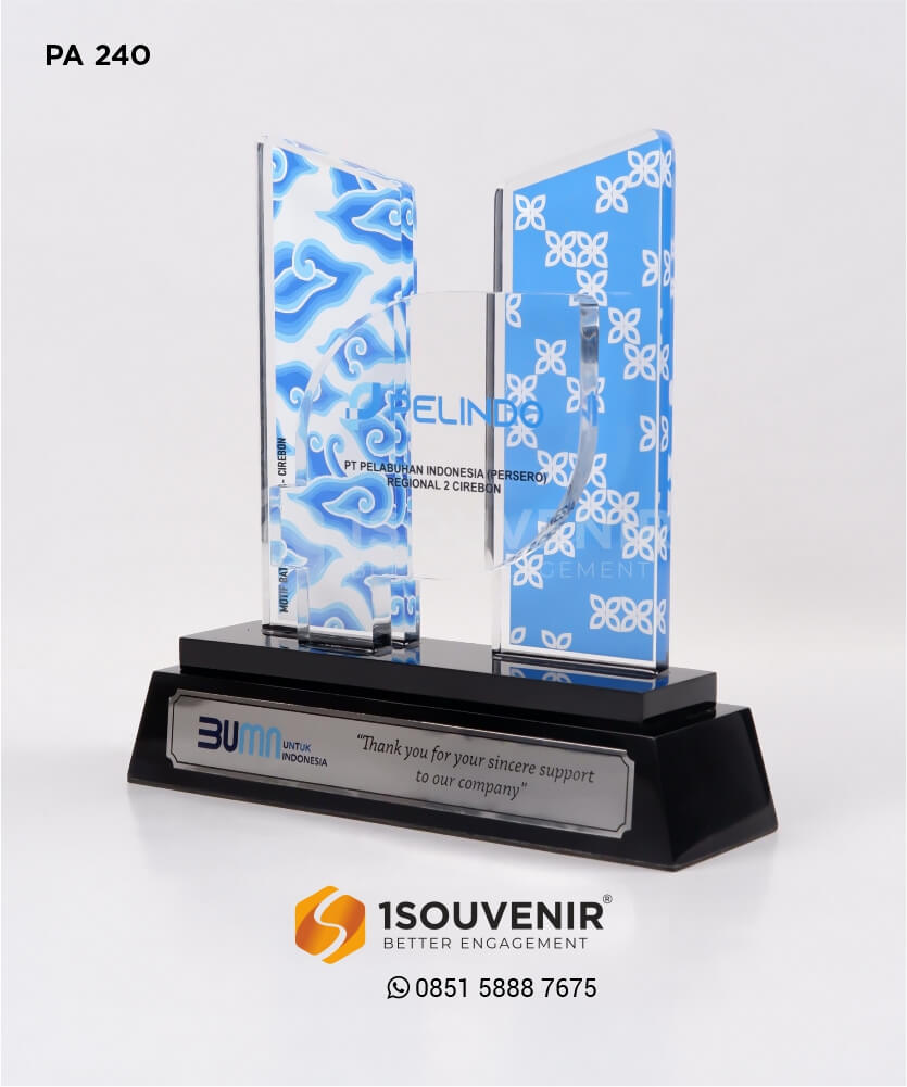 Plakat Akrilik Pelindo (PT Pelabuhan Indonesia) Regional 2 Cirebon