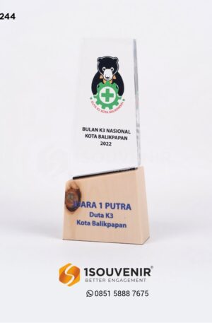 Plakat Akrilik Duta K3 Kota Balikpapan