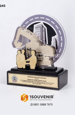 Plakat Akrilik Apresiasi dan Penghargaan kepada Kejaksaan Negeri Barito Kuala