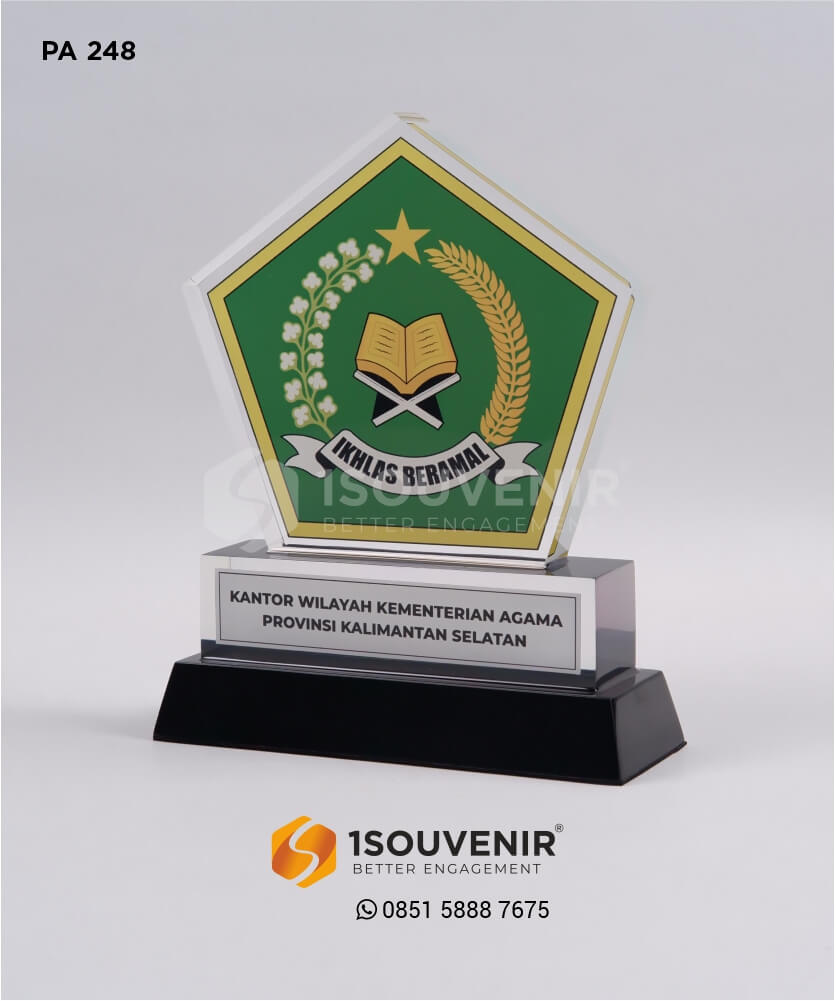 Plakat Akrilik Event Ikhlas Beramal - Kantor Wilayah Kementerian Agama Provinsi Kalimantan Selatan
