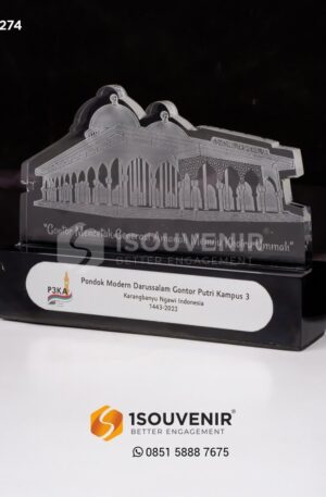 Plakat Akrilik P3KA Pondok Modern Darussalam Gontor Putri Kampus 3