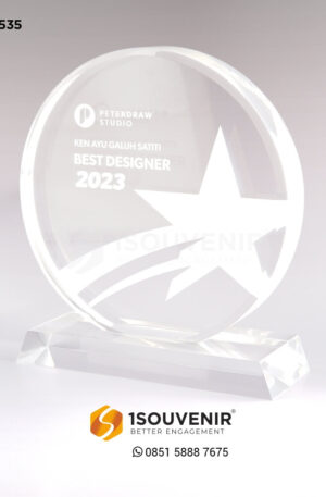Plakat Akrilik Peterdraw Studio - Best Designer 2023