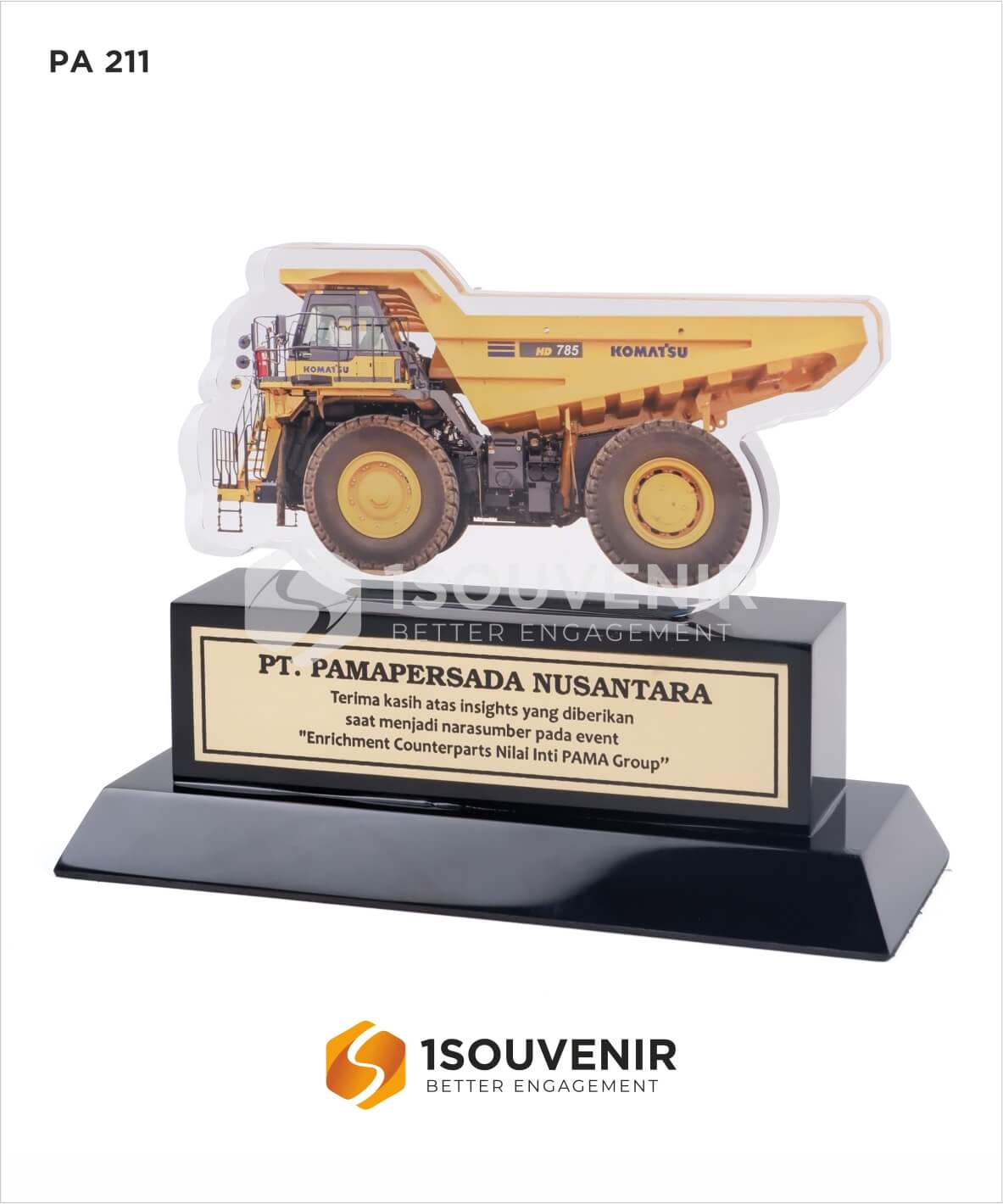 Plakat Akrilik Pamapersada Nusantara