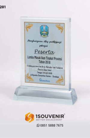 Plakat Akrilik Lomba Masak Ikan Tingkat Provinsi