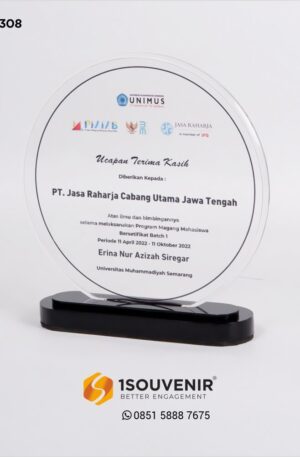 Plakat Akrilik Magang Universitas Muhammadiyah Semarang