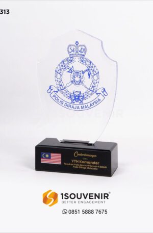 Plakat Akrilik Pasukan Polis Marin Sabah