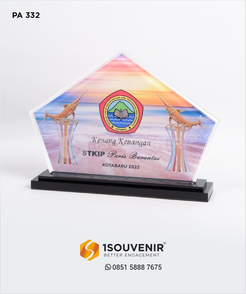 Plakat Akrilik STKIP Paris Berantai Kotabaru 2022
