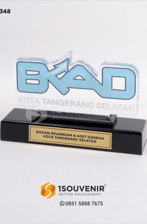 Plakat Akrilik Badan Keuangan dan Aset Daerah Tangerang Selatan
