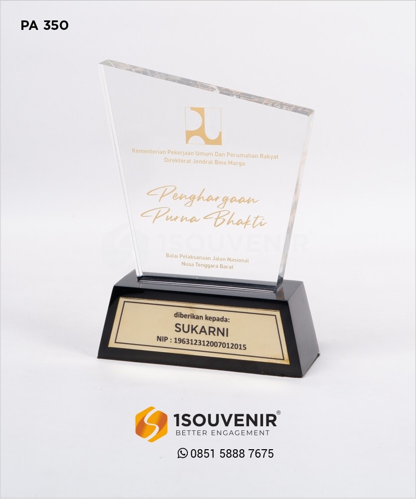 Plakat Akrilik Purna Bhakti Balai Pelaksanaan Jalan Nasional NTB