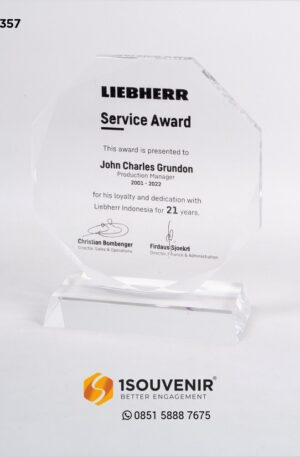 Plakat Akrilik Liebherr Service Award