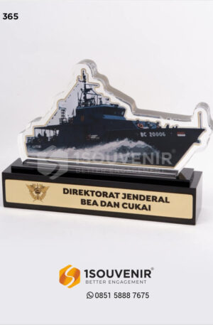 Plakat Akrilik Direktorat Jenderal Bea dan Cukai