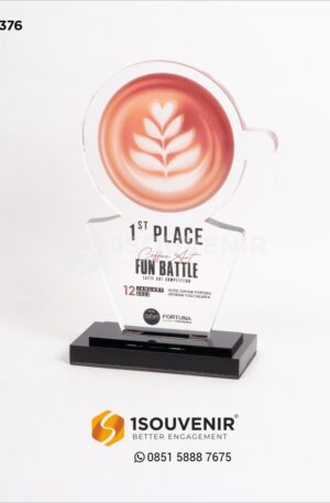 Plakat Akrilik Coffee Art Fun Battle