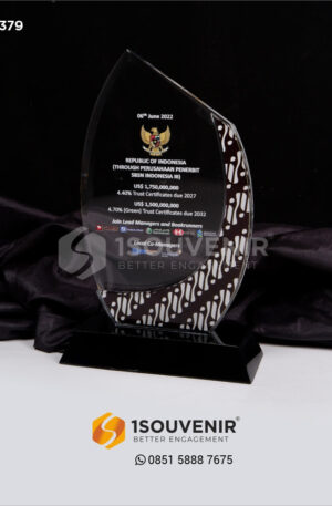 Plakat Akrilik Republic of Indonesia SBSN Indonesia III