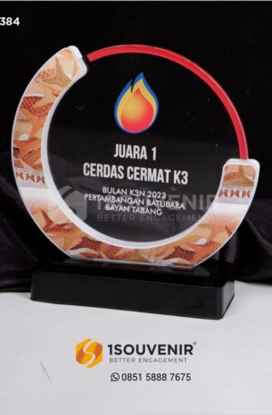 Plakat Akrilik Juara Cerdas Cermat K3