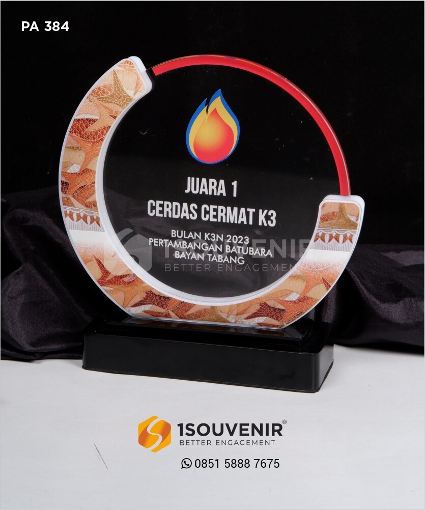 Plakat Akrilik Juara Cerdas Cermat K3