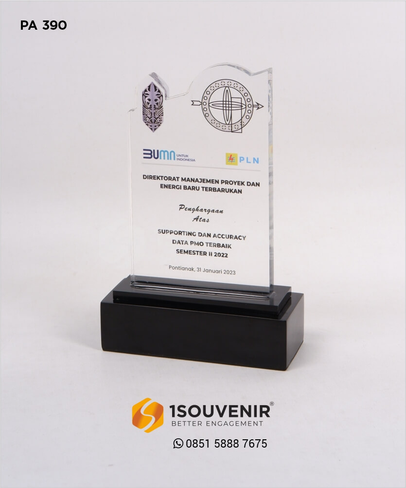 Plakat Akrilik Direktorat Manajemen Proyek dan Energi Baru Terbarukan