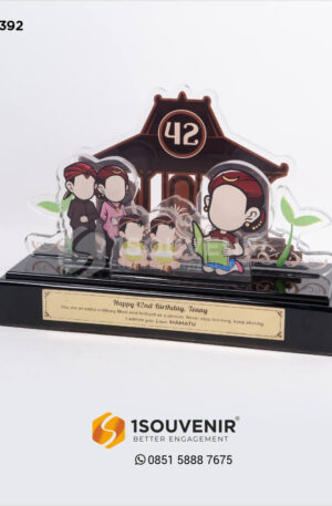 Plakat Akrilik Happy 42nd Birthday