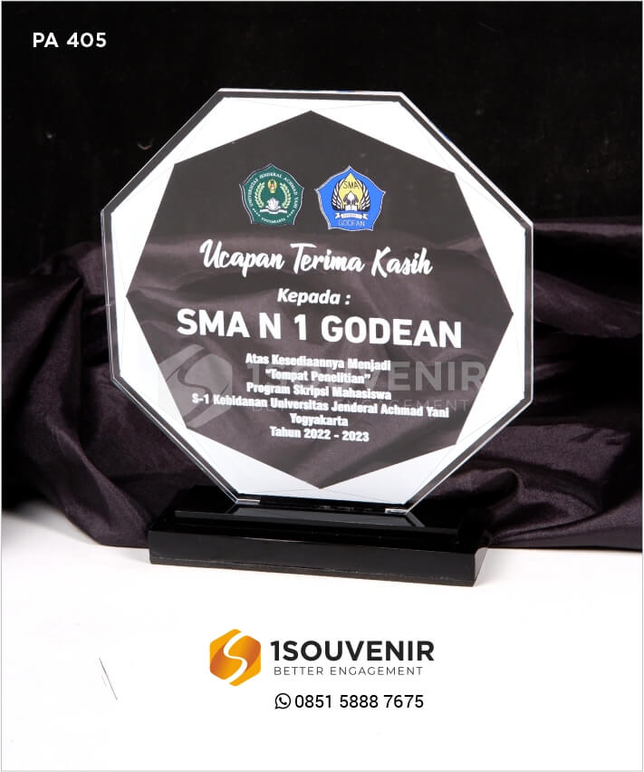 Plakat Akrilik Program Skripsi Kebidanan Universitas Achmad Yani