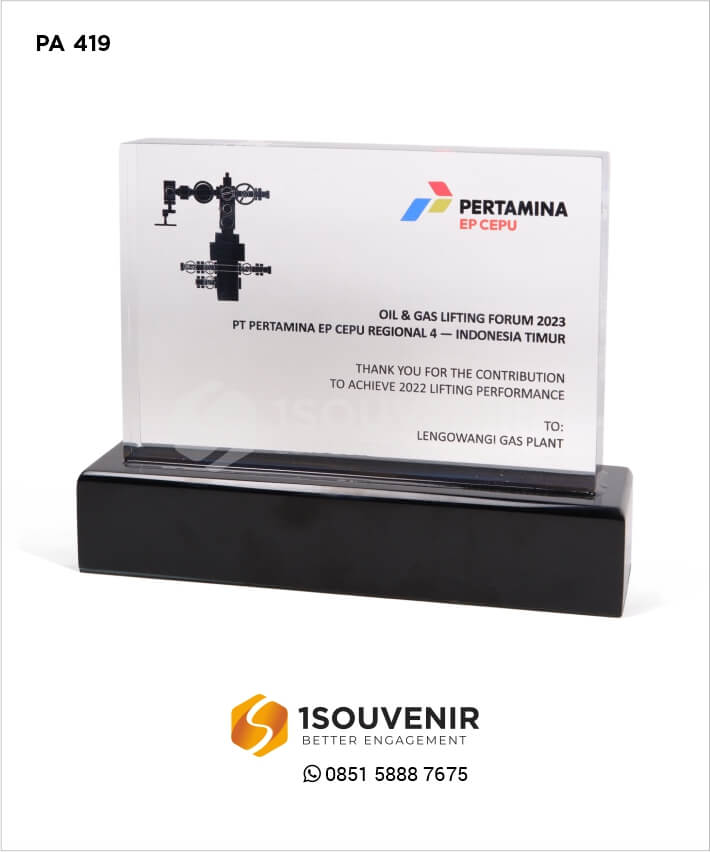 Plakat Akrilik Pertamina EP Cepu