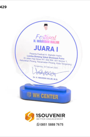 Plakat Akrilik Lomba Bintang Vokal Sholawat Putra