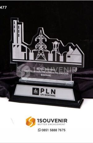 Plakat Akrilik PLN UP3 Bontang