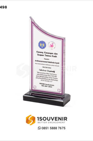 Plakat Akrilik Talkshow Inspiratif FEB UNY