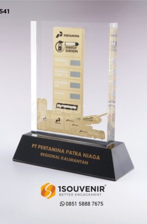 Plakat Akrilik Green Energy Station Pertamina Patra Niaga Kalimantan